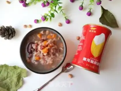 Make Potato peanut congee step 9