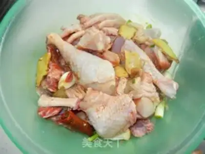 Make Red chicken step 2