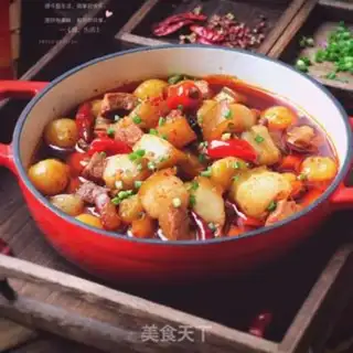Make Potato red meat step 14