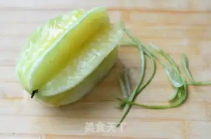 Make Honey peach juice step 1