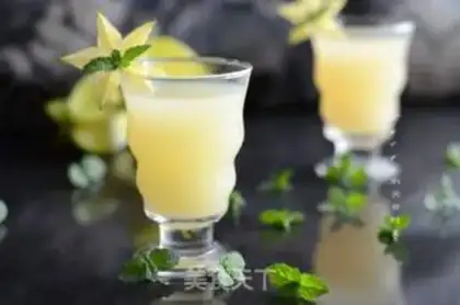 Make Honey peach juice step 7