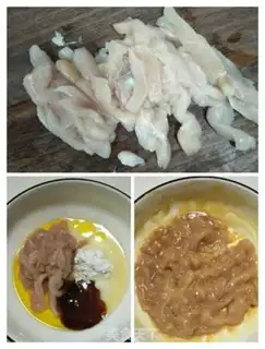 Make Garlic fried meat step 1