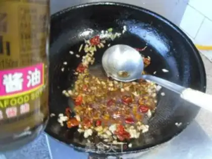 Make The meatloaf is fried with beans step 7