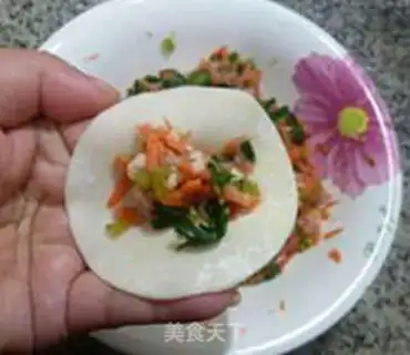 Make Carrot, hog dumplings step 7