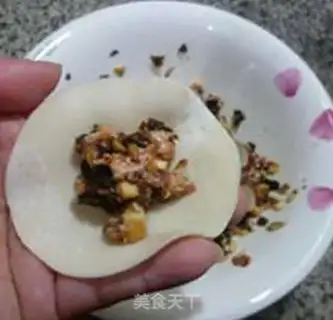 Make Three fresh dumplings step 9