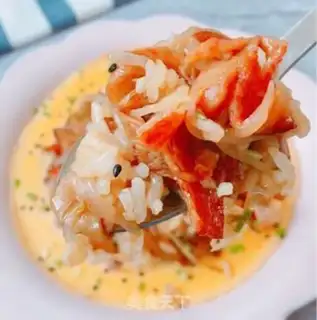 Make Crab willow for egg rice step 10