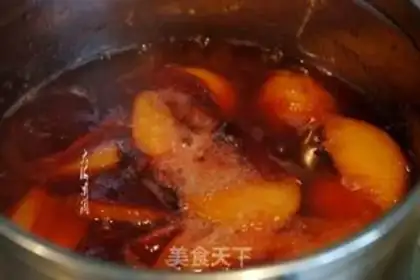 Make Canned red sugar fruit step 5