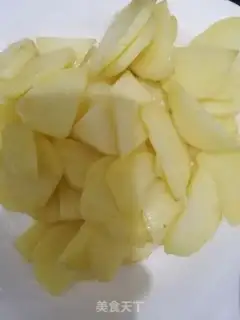 Make Ham and potatoes and carrots step 3