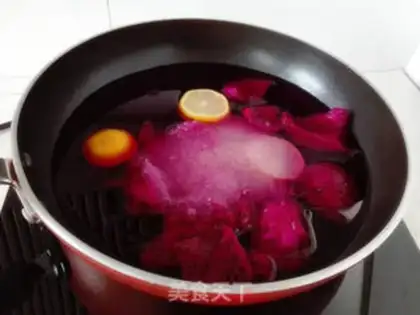 Make Flamingo coconut juice, lasagna step 1