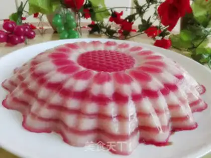 Make Flamingo coconut juice, lasagna step 15