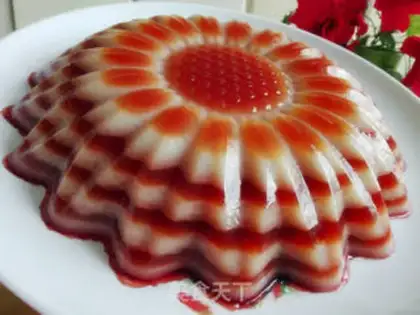 Make Flamingo coconut juice, lasagna step 16