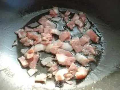 Make Microwave shrimp rice step 1