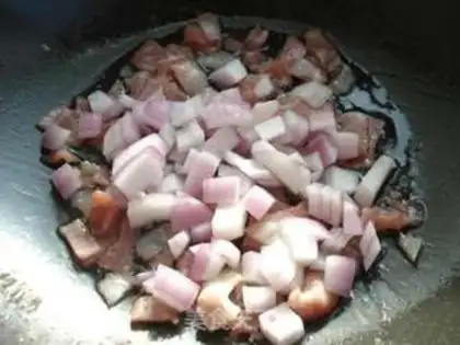 Make Microwave shrimp rice step 2
