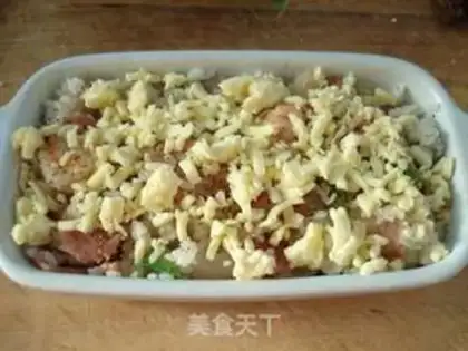 Make Microwave shrimp rice step 6