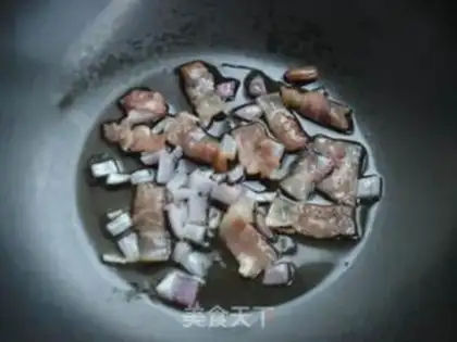 Make Bacon radish step 1