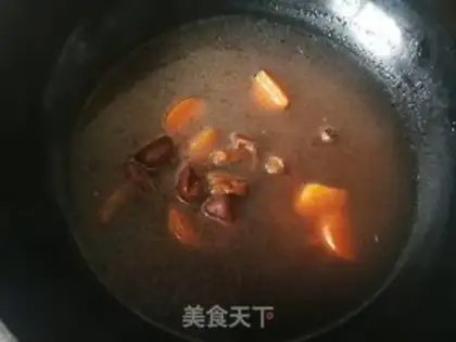 Make The carrots, the chicken soup, the yellow cabbage step 2