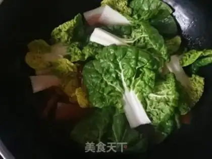 Make The carrots, the chicken soup, the yellow cabbage step 3