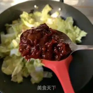 Make A cabbage meatloaf fan step 3