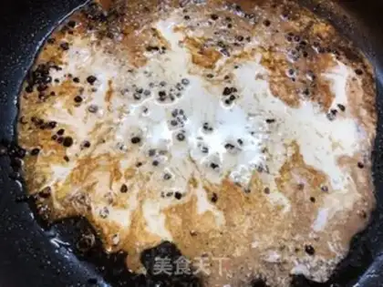 Make Black pepper steak step 2