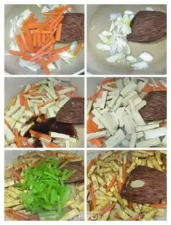 Make Five fragrances of celery step 4