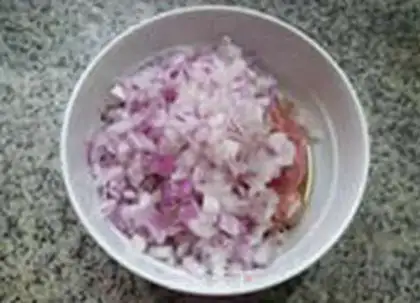 Make Onion meat roasted noodles step 8