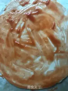 Make Hand-held bacon pizza step 3