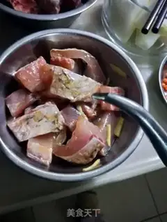 Make Pepper chopping, steaming fish step 1
