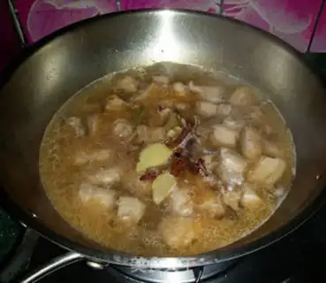 Make Bamboo sausage soup step 9