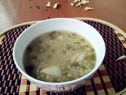 Make Lily green bean congee step 7