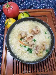 Make Bamboo sausage soup step 12