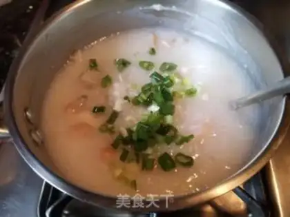 Make Seafood congee step 5