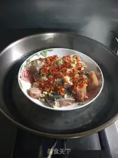 Make Pepper chopping, steaming fish step 5