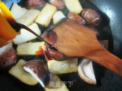 Make The mushrooms burn old tofu step 5