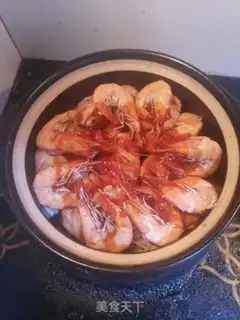 Make Chicken-fly shrimp, three-juice pan step 10