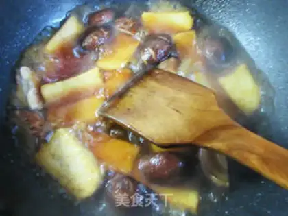 Make The mushrooms burn old tofu step 8