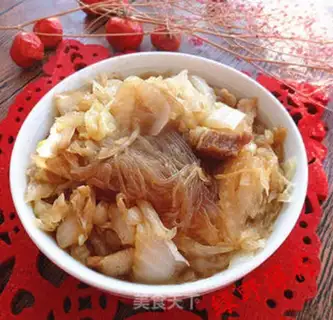 Make A fan of cabbage step 7