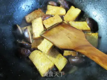 Make The mushrooms burn old tofu step 9