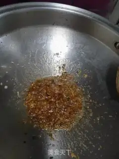 Make A fan of golden mushrooms and ham step 3