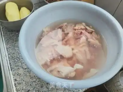 Make Potato chicken step 0