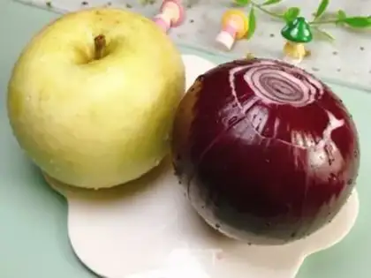 Make Onion apple water step 0