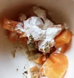 Make Carrot fried chicken step 2
