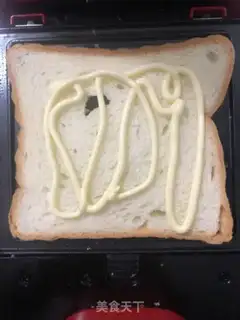 Make Ham egg sandwich step 4