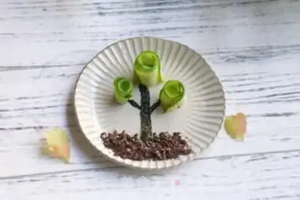 Make A tree platter step 7