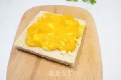 Make Cheese mango pine toast step 5
