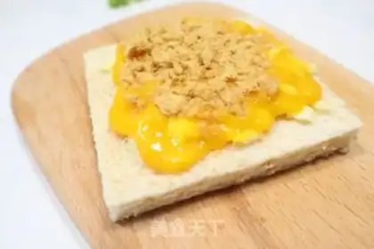 Make Cheese mango pine toast step 6