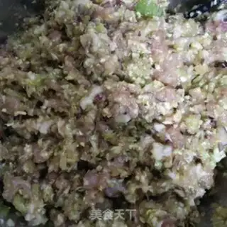 Make Celery dumplings step 3