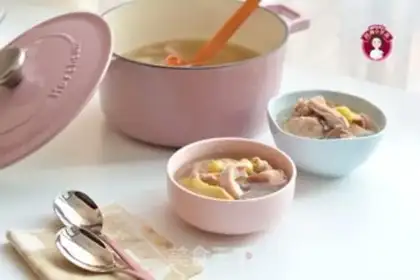 Make Chicken soup with pig belly step 8