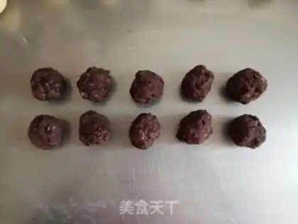 Make Red bean sticky bag step 5