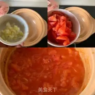 Make Tomato gin and mushroom soup step 2
