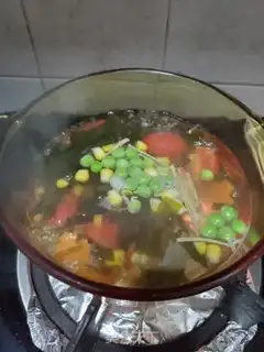 Make Tofu soup step 3